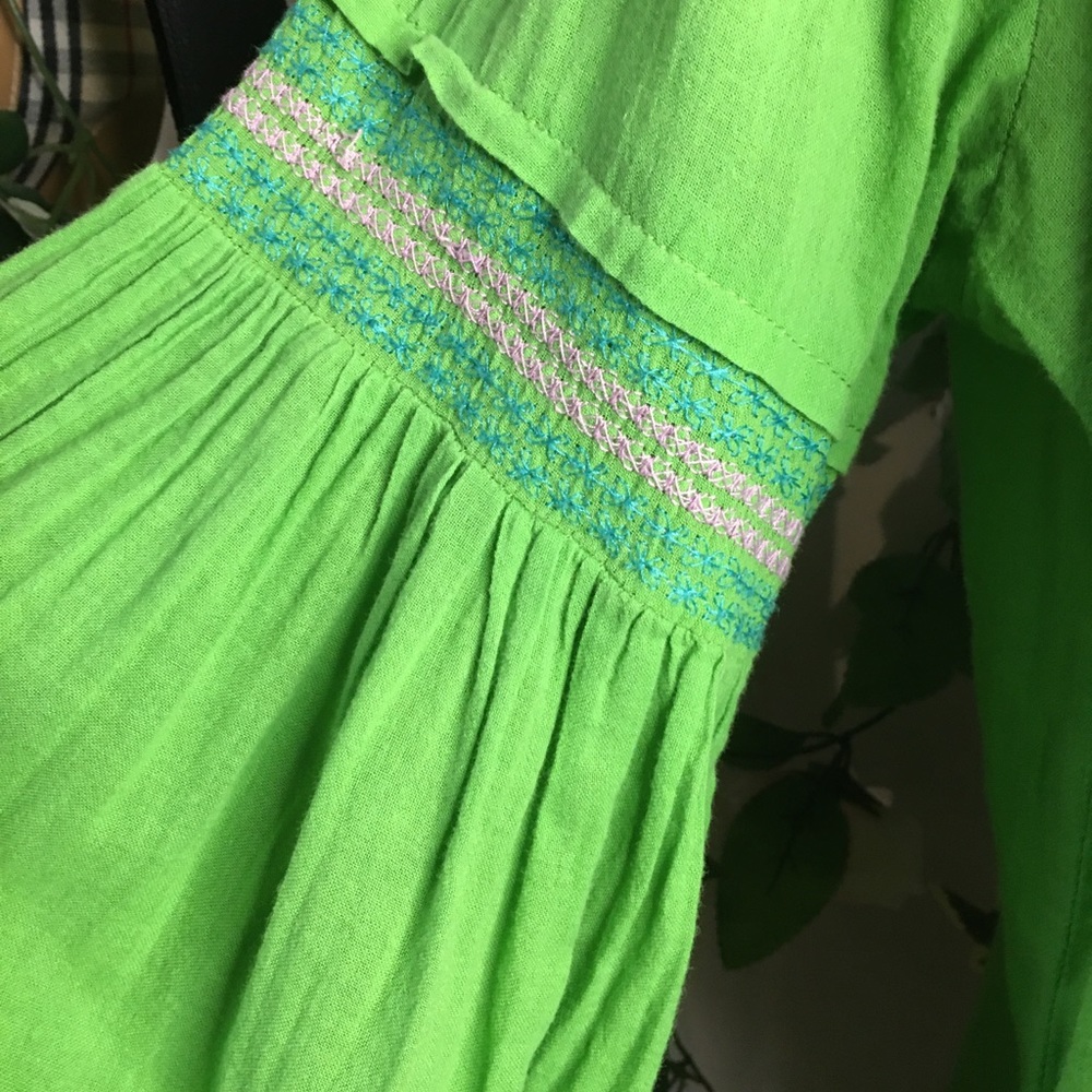*Zara Basic* Cotton boho style mini dress over top - Picture 7 of 7